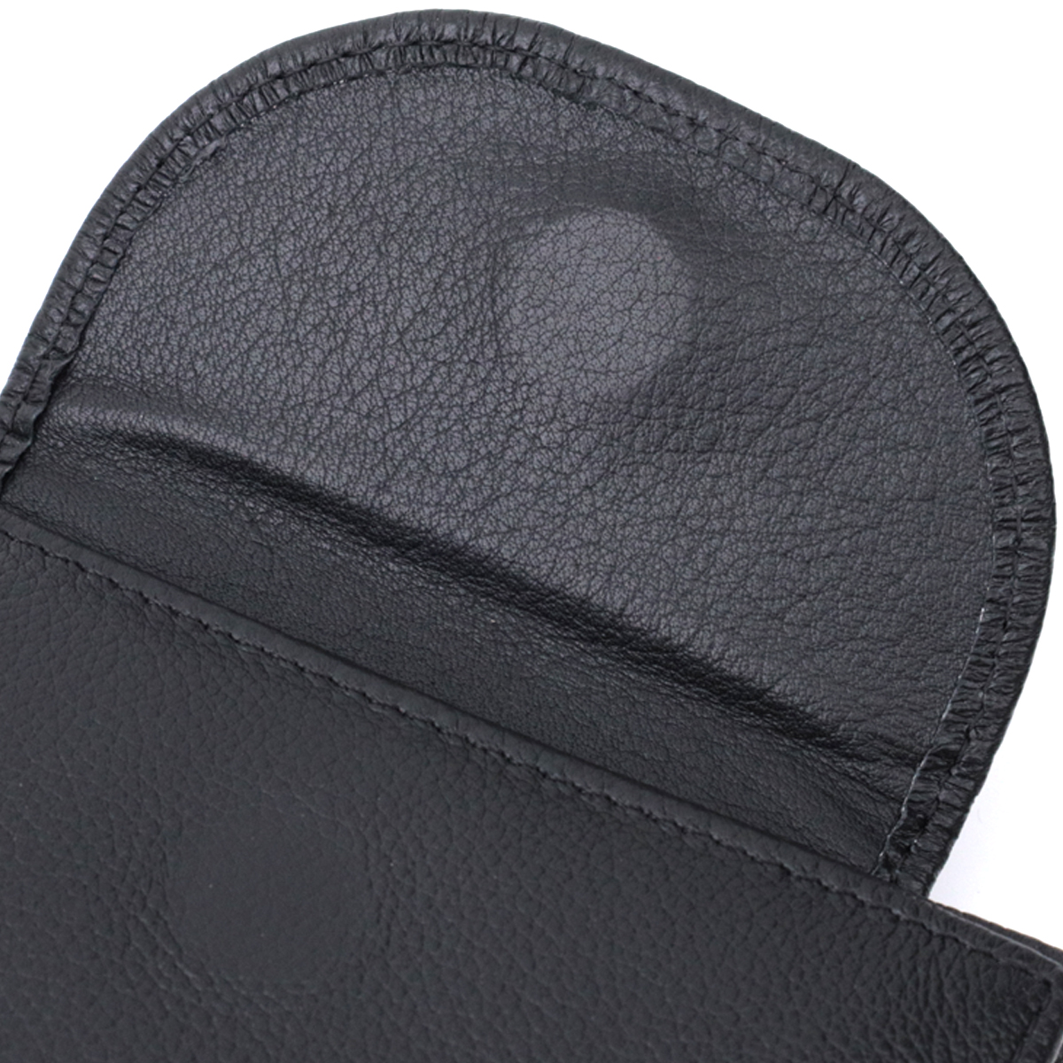 Зручний жіночий гаманець із монетницею із натуральної шкіри ST Leather Чорний