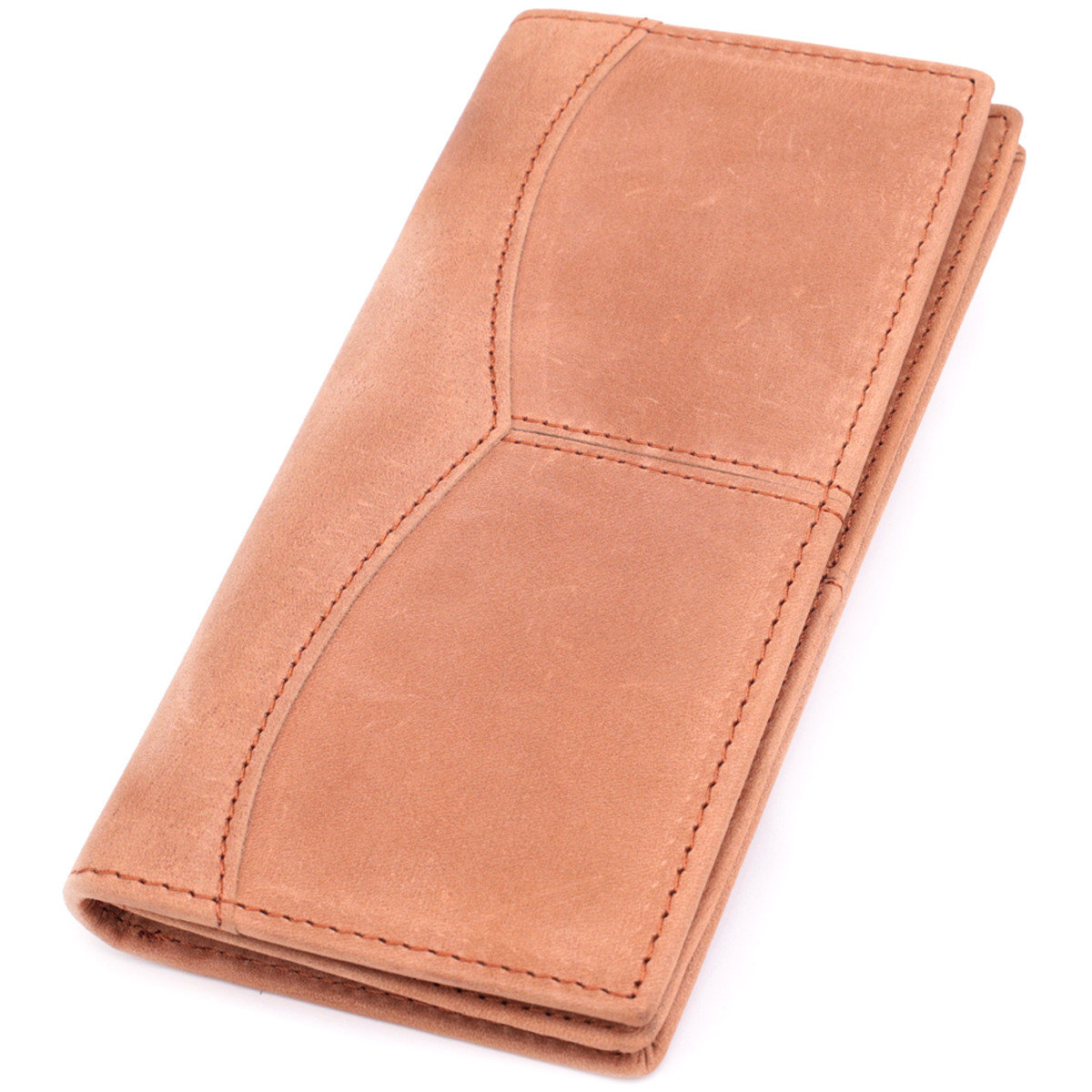 Гаманець унісекс у вінтажній натуральній шкірі Vintage Рудий