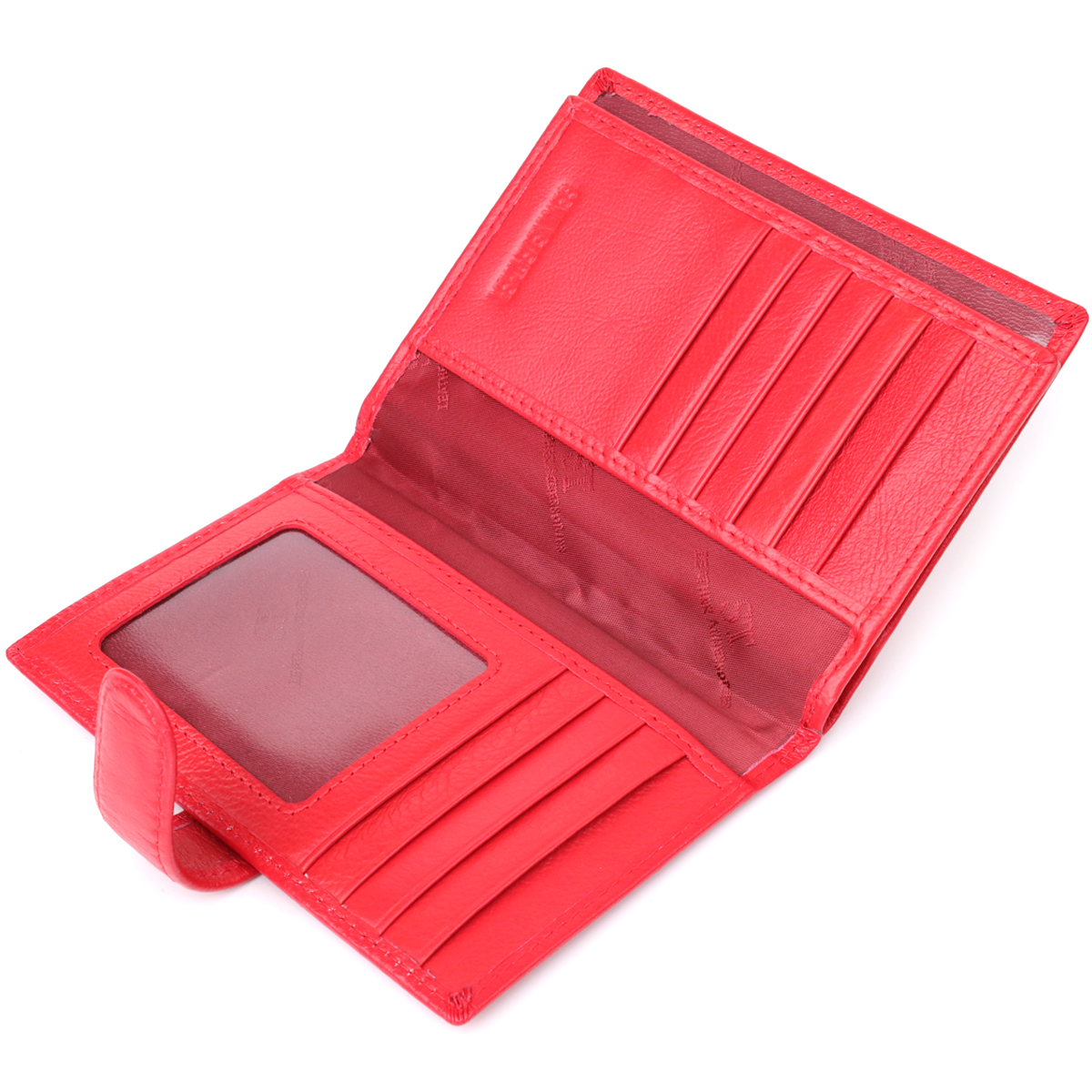 Красива обкладинка на документи для жінок з натуральної шкіри ST Leather Червоний