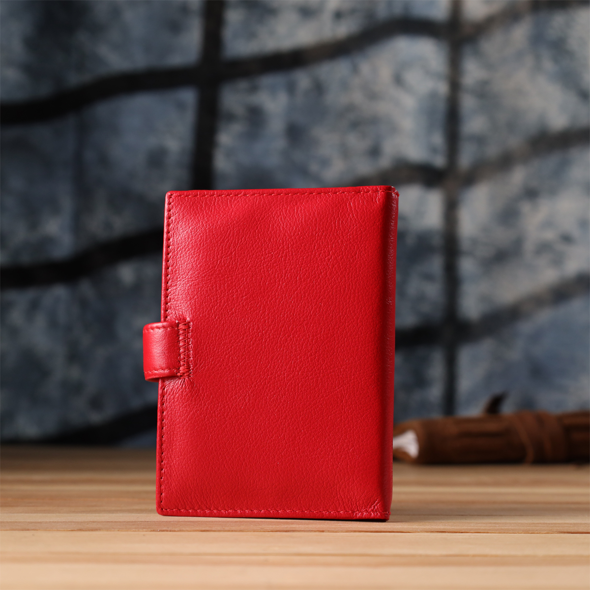 Красива обкладинка на документи для жінок з натуральної шкіри ST Leather Червоний