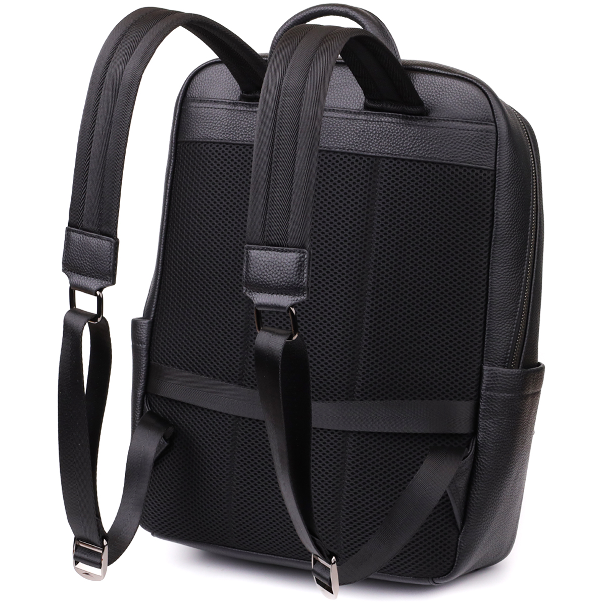 Мужской рюкзак из натуральной кожи Vintage Черный