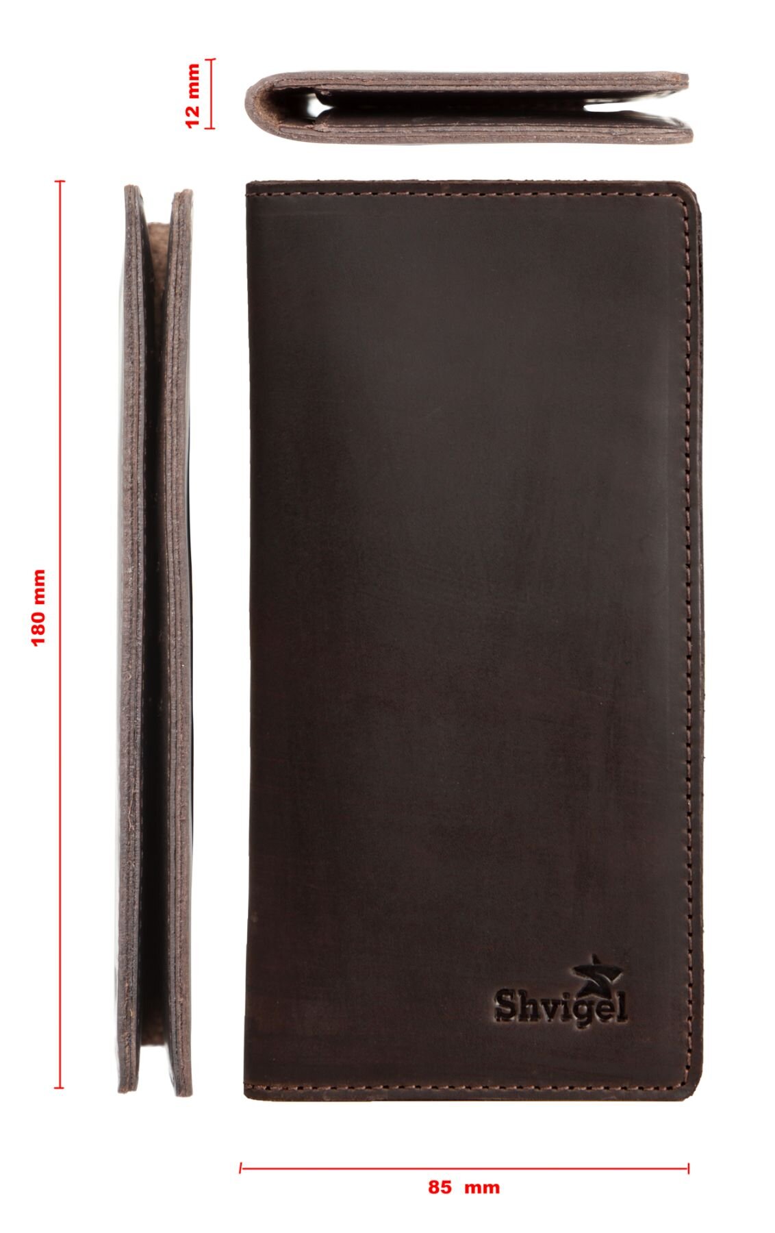 Бумажник SHVIGEL Коричневый