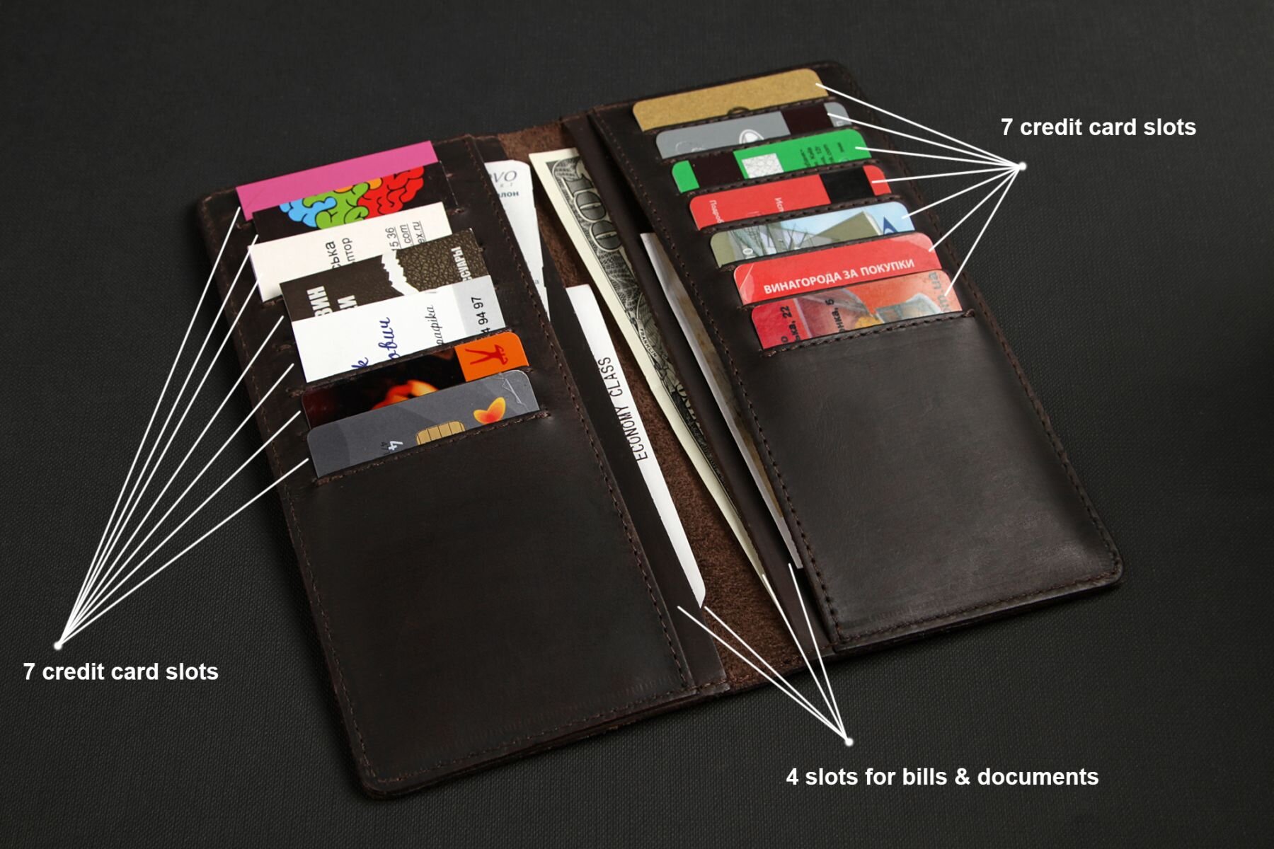 Бумажник SHVIGEL Коричневый