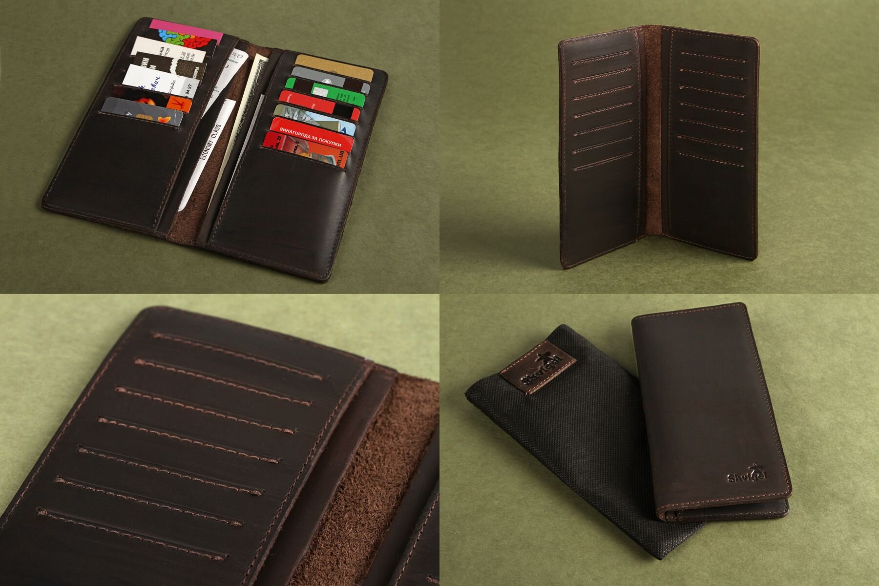 Бумажник SHVIGEL Коричневый