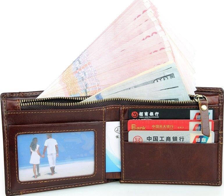 Гаманець чоловічий Vintage Коричневий