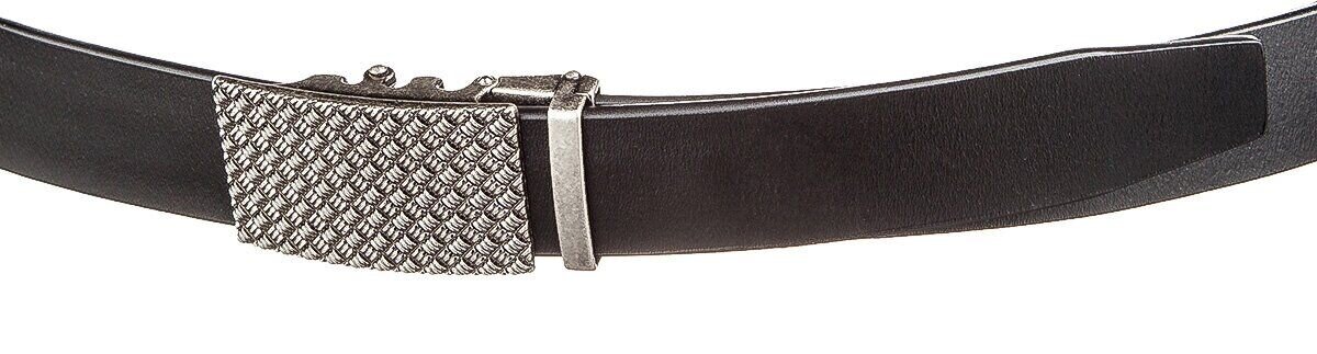 Оригінальний чоловічий ремінь з автоматичною пряжкою Vintage Чорний