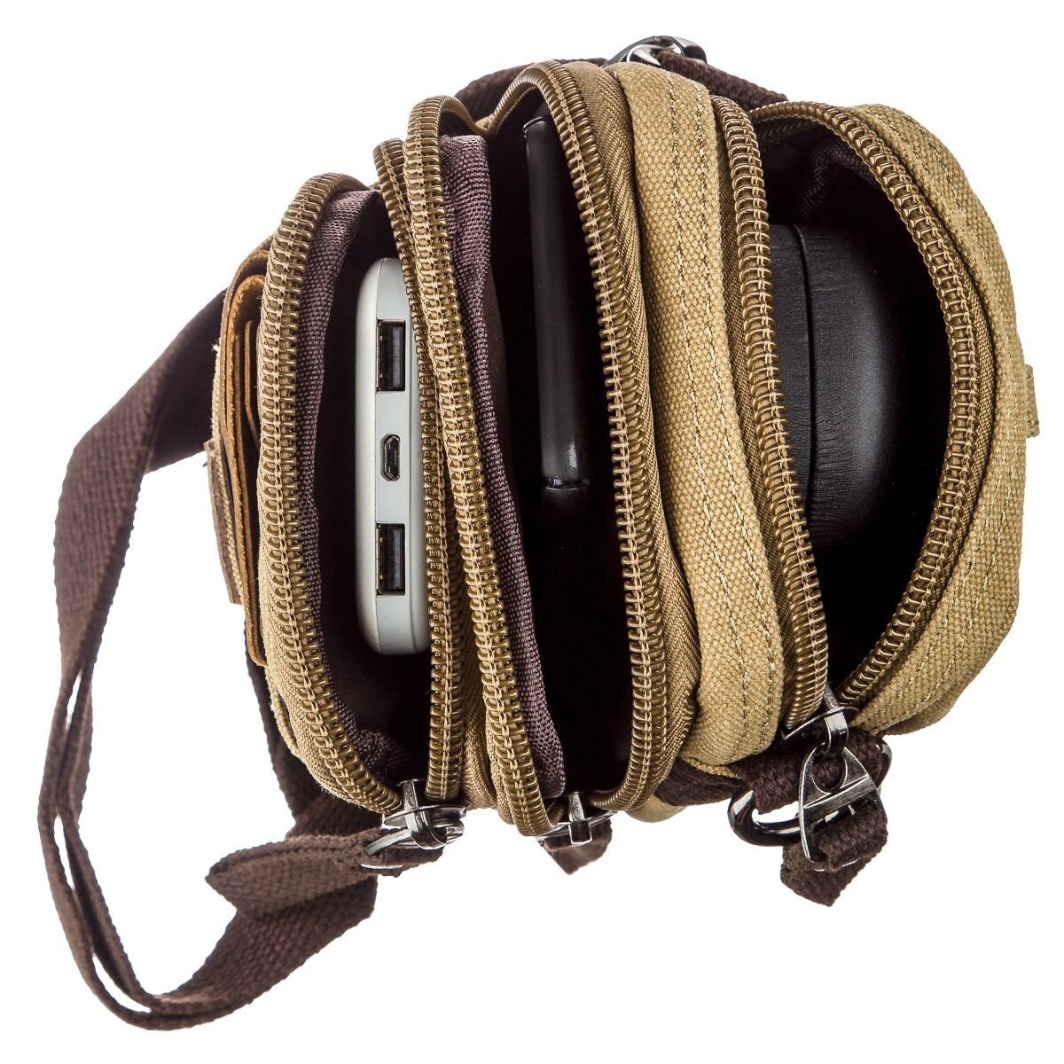 Барсетка текстильна Vintage Хакі