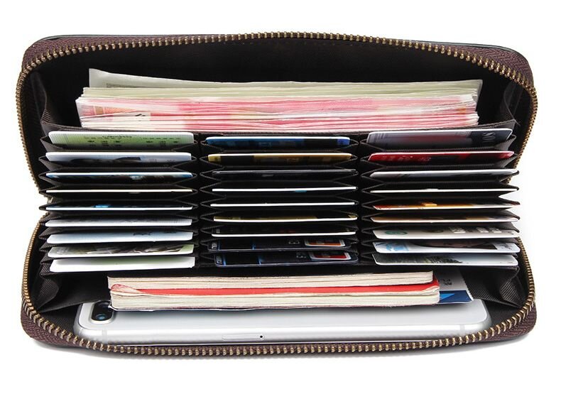 Візитниця велика Vintage Чорна