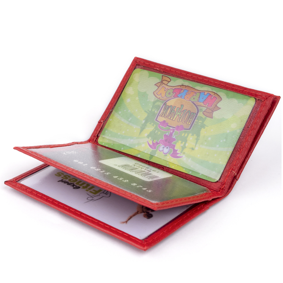 Візитниця-книжка ST Leather Червона