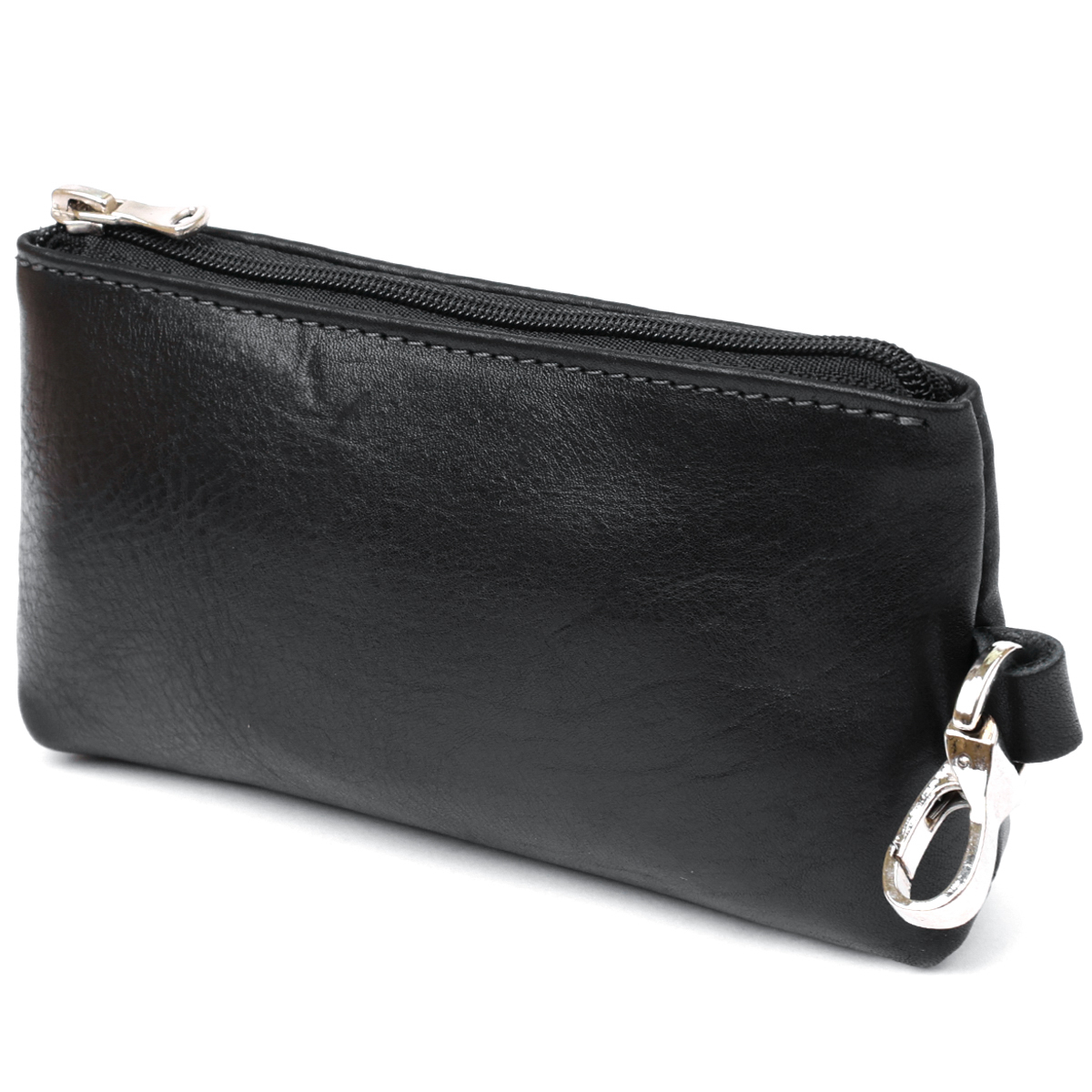 Ключниця з монетницею GRANDE PELLE Чорний