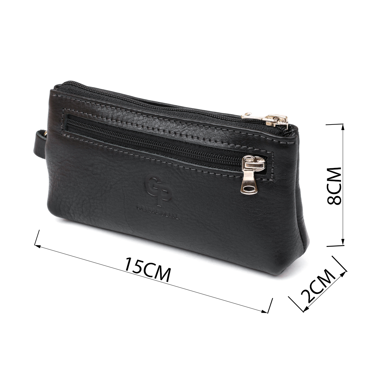 Ключниця з монетницею GRANDE PELLE Чорний