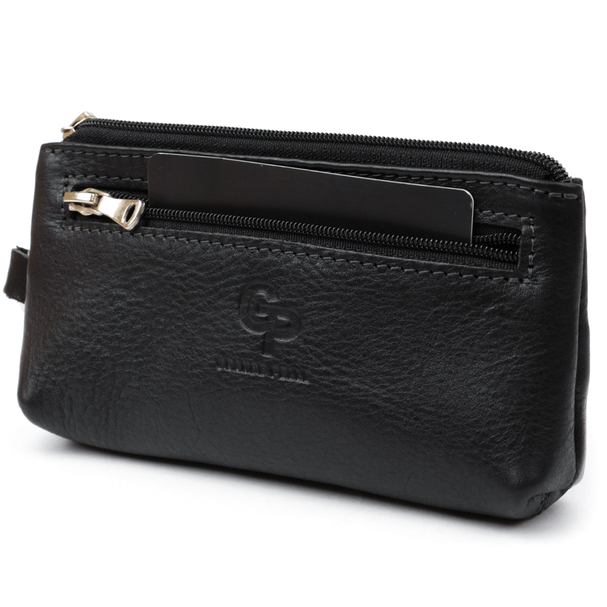 Ключниця з монетницею GRANDE PELLE Чорний