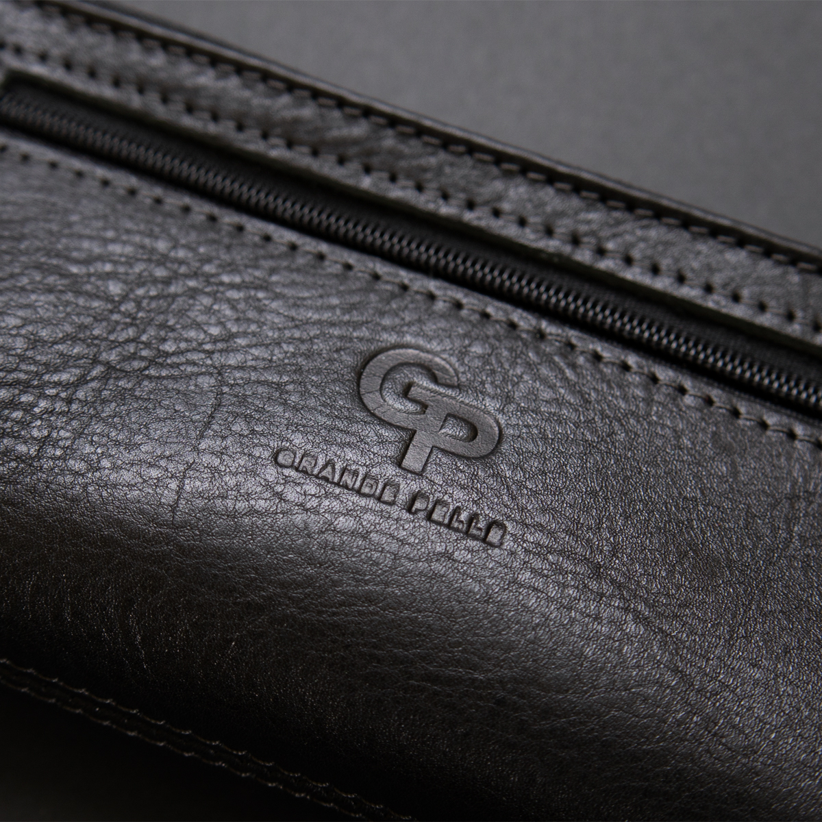 Ключниця з монетницею GRANDE PELLE Чорний