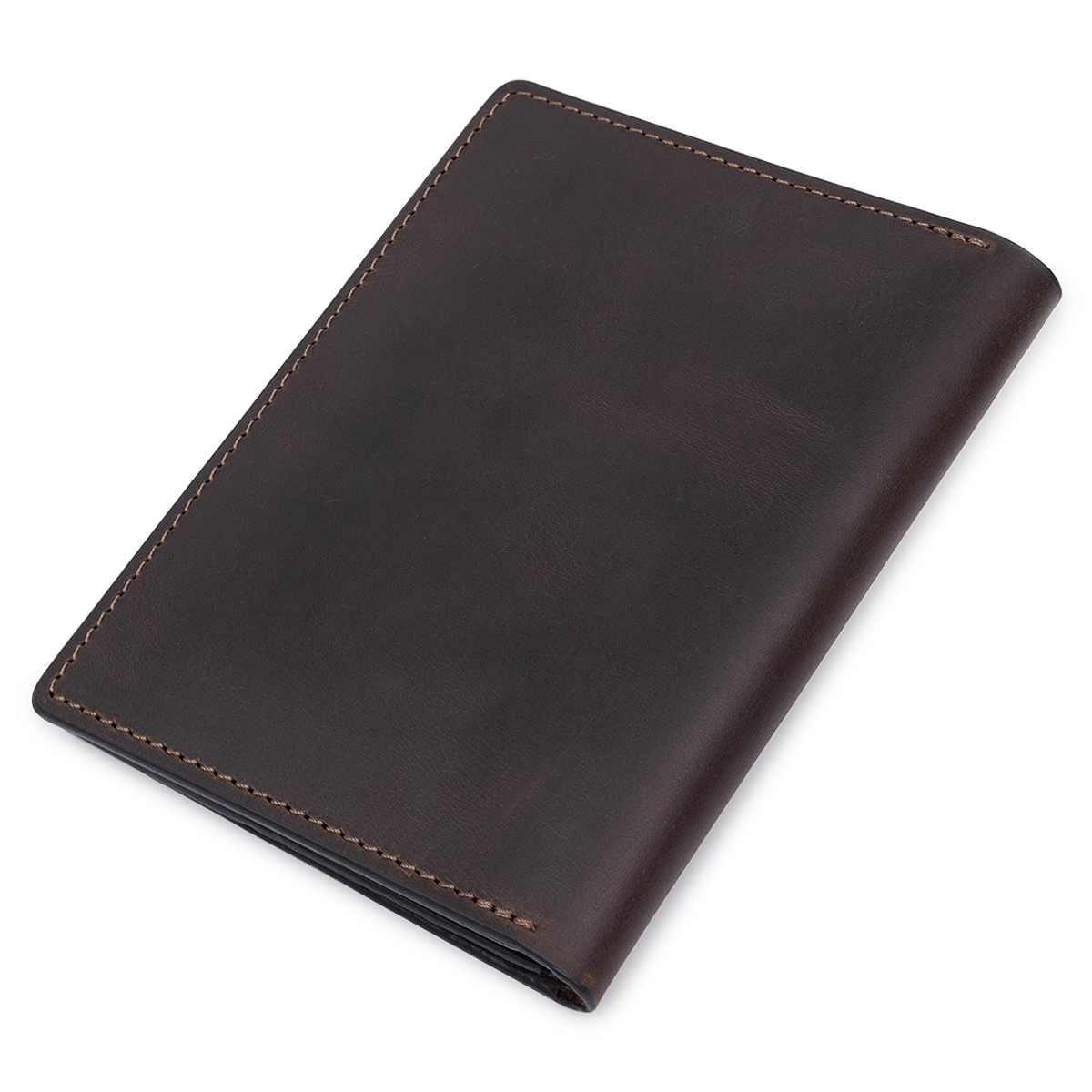 Кожаная винтажная обложка для документов GRANDE PELLE Коричневый