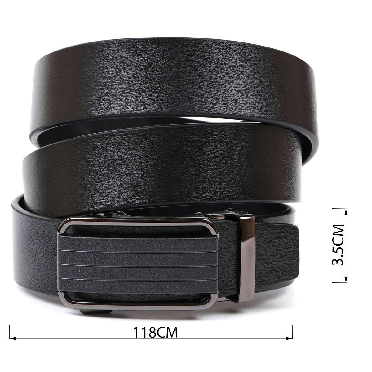 Оригінальний чоловічий ремінь Vintage Чорний