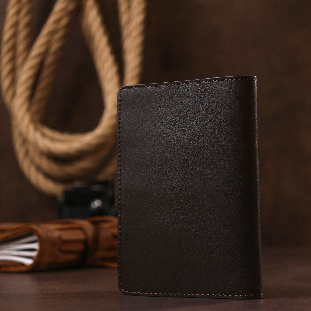 Мужской тревел-кейс из натуральной кожи Shvigel Коричневый