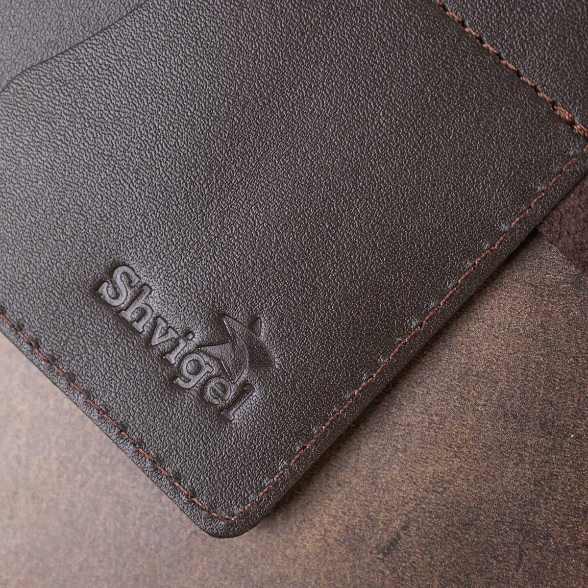 Мужской тревел-кейс из натуральной кожи Shvigel Коричневый