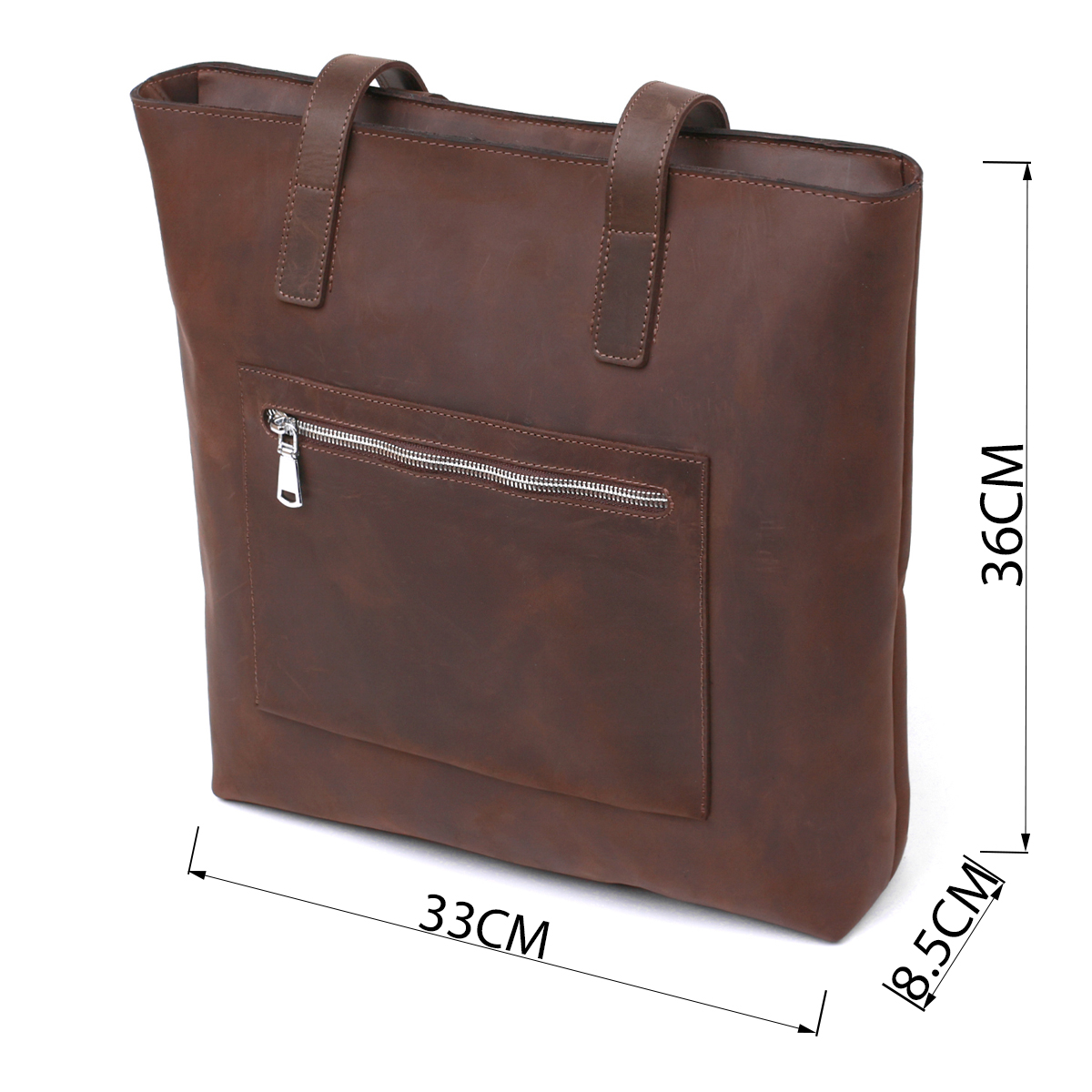 Вінтажна жіноча сумка-шоппер Shvigel Коричневий