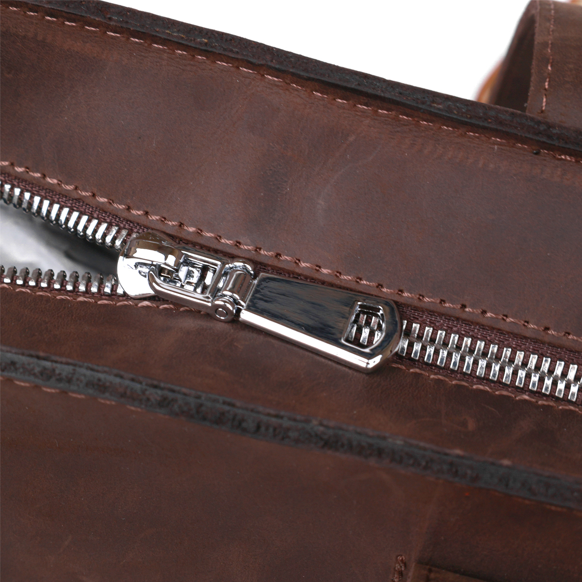 Вінтажна жіноча сумка-шоппер Shvigel Коричневий