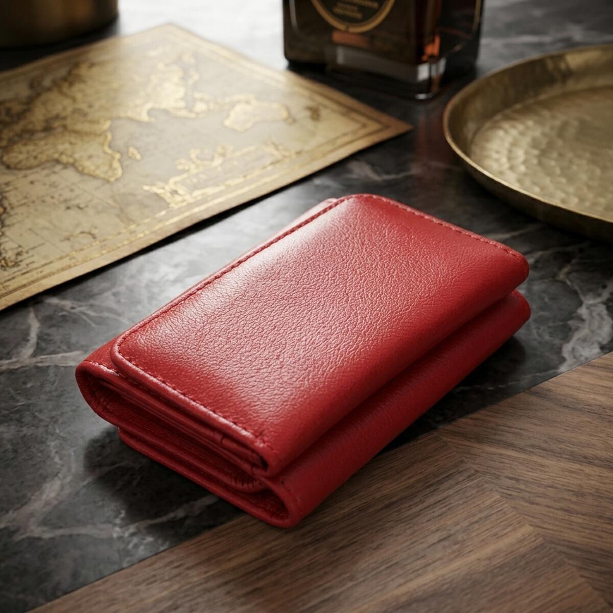 Жіночий гаманець горизонтального формату ST Leather Червоний