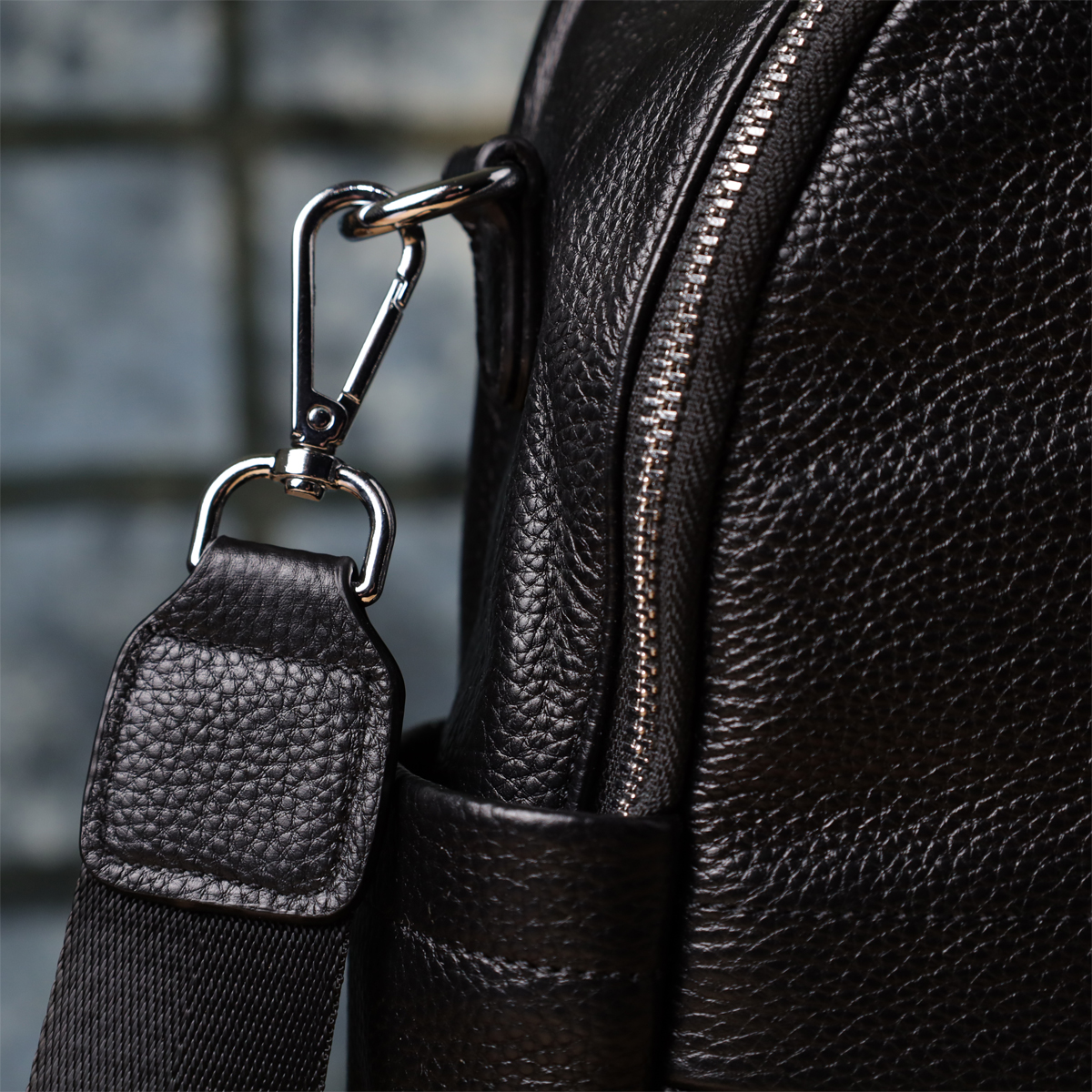 Жіночий рюкзак з натуральної шкіри Vintage Чорний