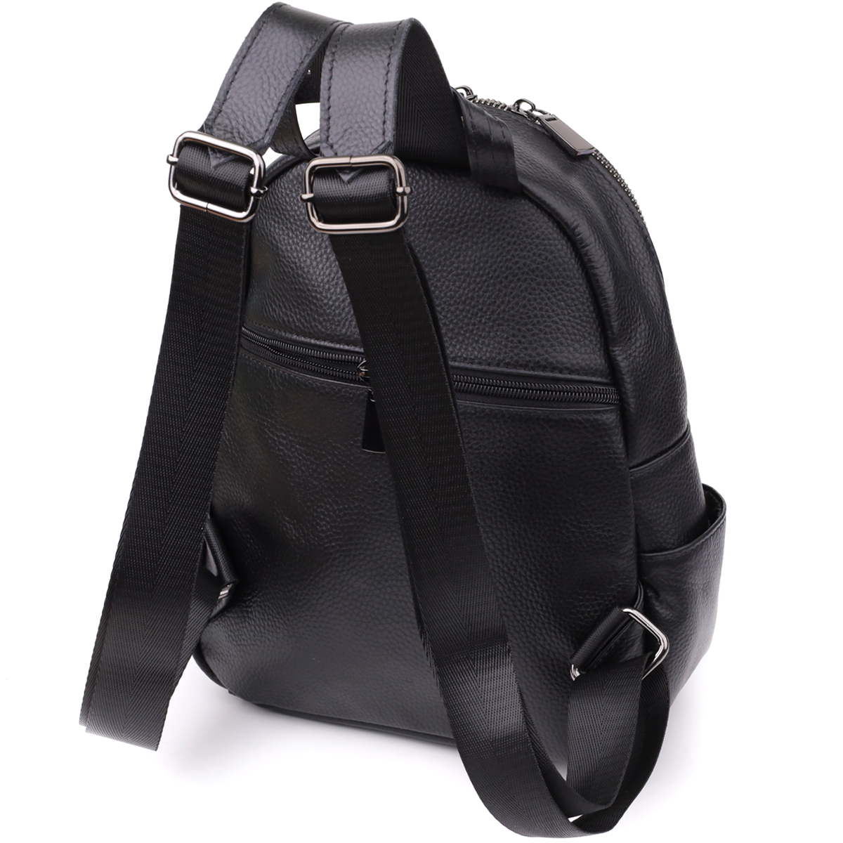 Жіночий рюкзак з натуральної шкіри Vintage Чорний