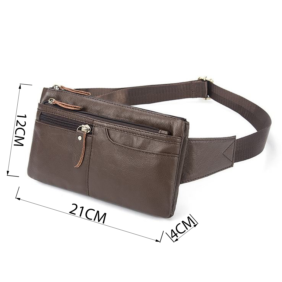 Cумка на пояс Vintage Коричневая