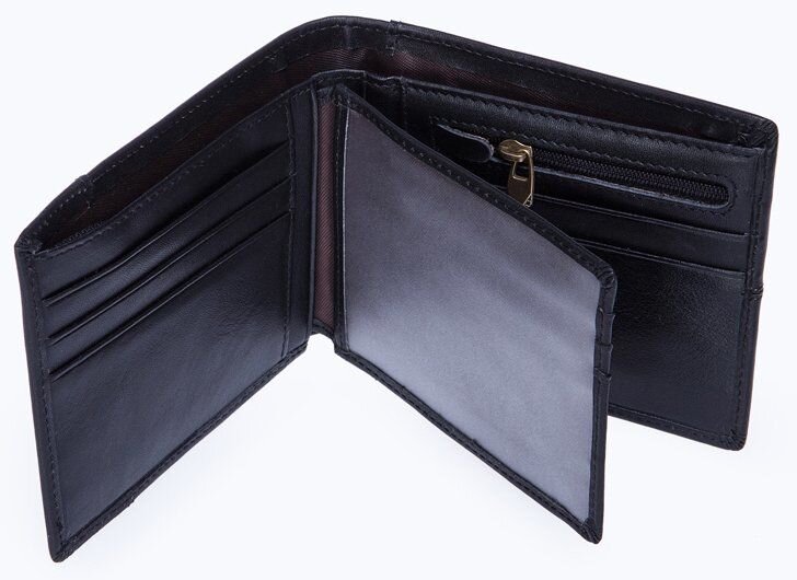 Бумажник горизонтальный Vintage Черный