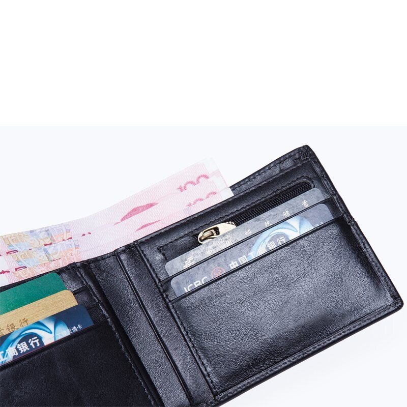 Бумажник горизонтальный Vintage Черный