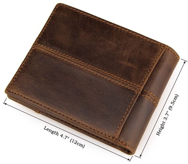 Гаманець чоловічий Vintage Коричневий