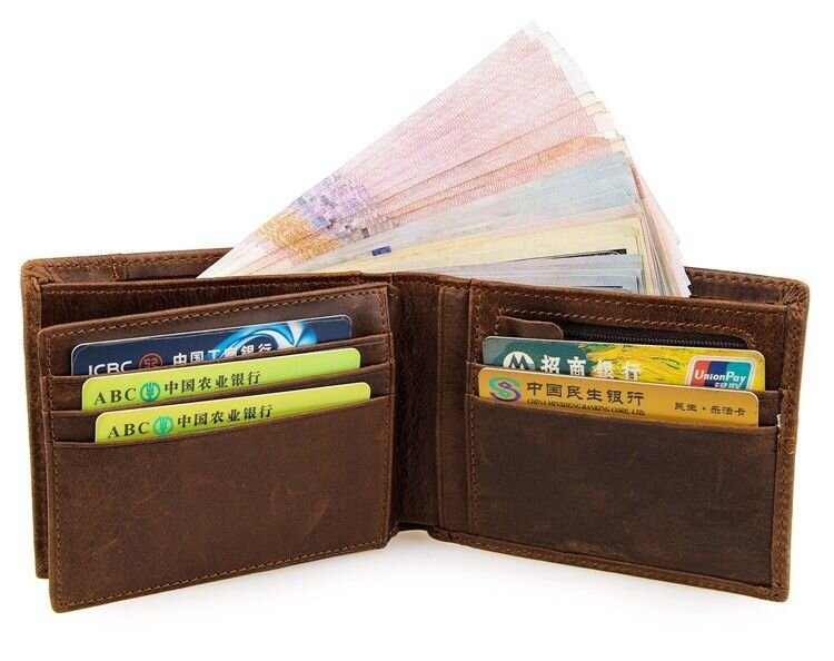 Гаманець чоловічий Vintage Коричневий