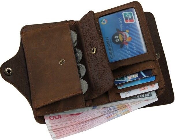 Гаманець чоловічий Vintage Коричневий