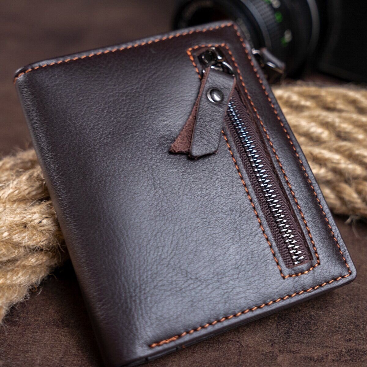 Гаманець чоловічий Vintage Коричневий