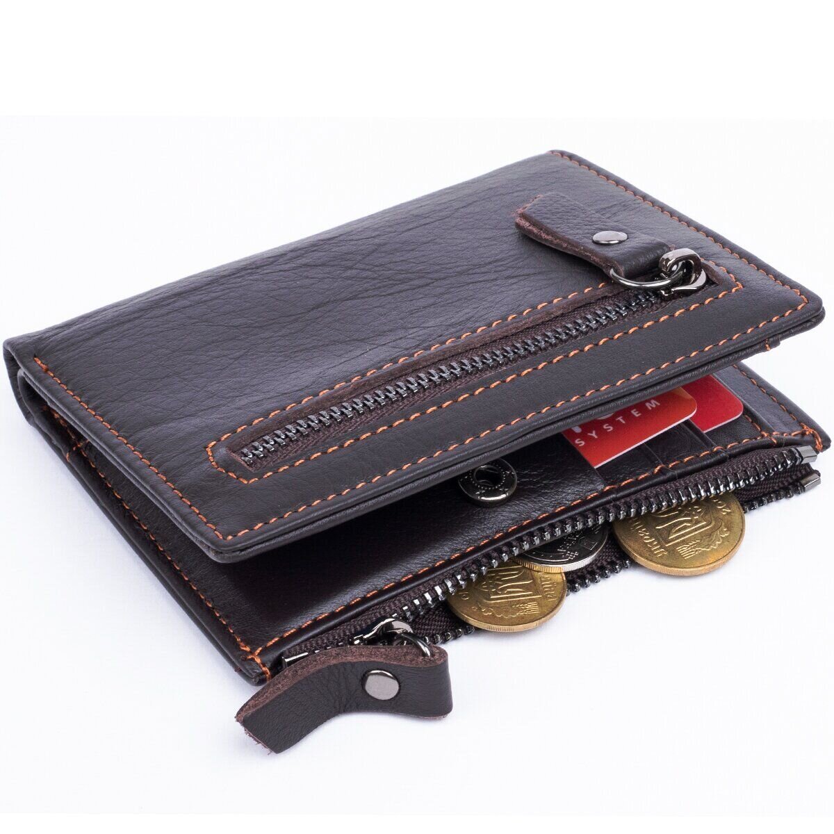 Гаманець чоловічий Vintage Коричневий