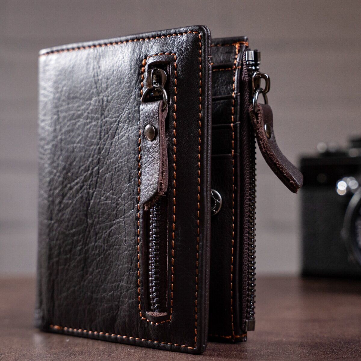 Гаманець чоловічий Vintage Коричневий