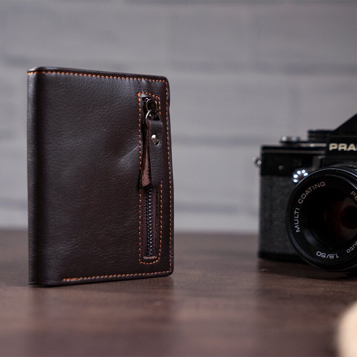 Гаманець чоловічий Vintage Коричневий