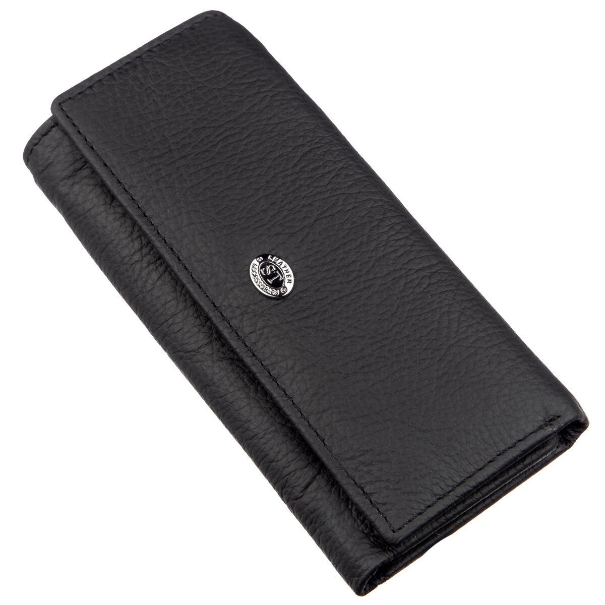 Чоловіча ключниця-гаманець ST Leather Чорний
