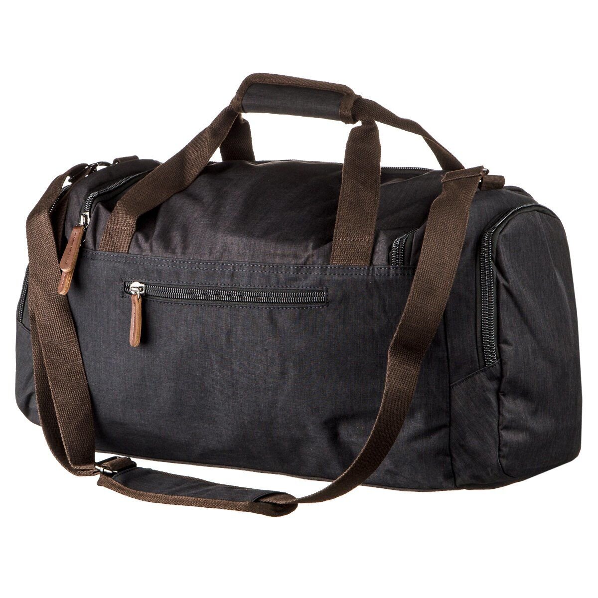 Дорожня сумка текстильна Vintage Чорна