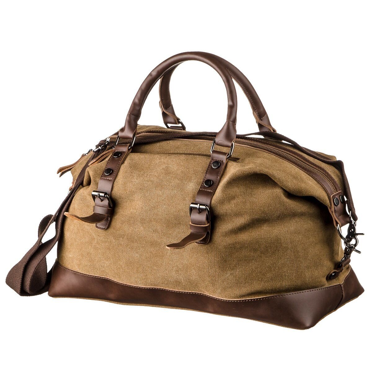 Дорожня сумка текстильна Vintage Пісочна