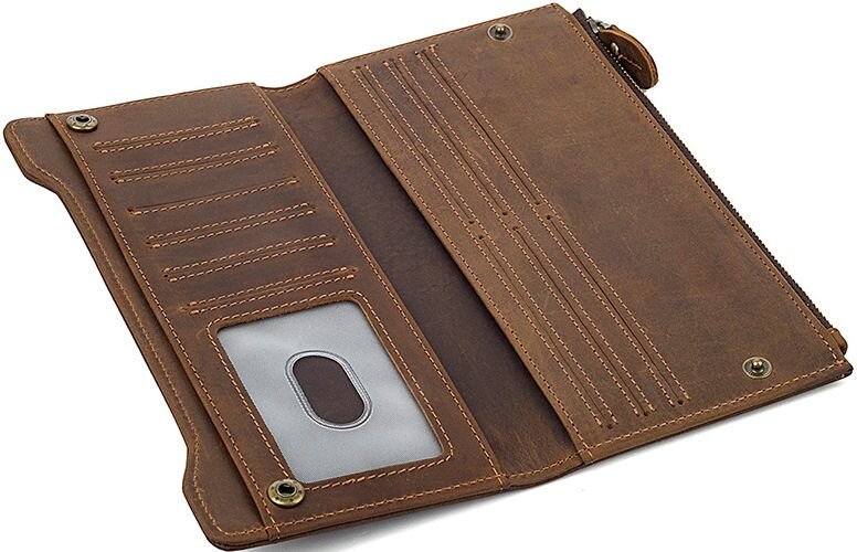 Гаманець Vintage шкіряний Коричневий