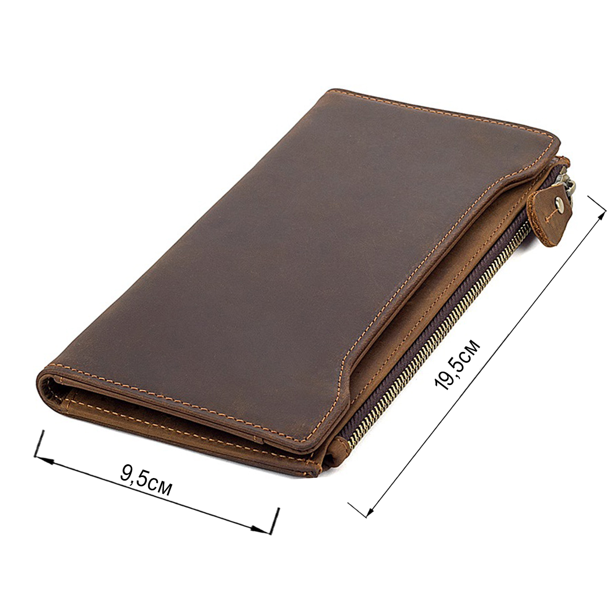 Гаманець Vintage шкіряний Коричневий