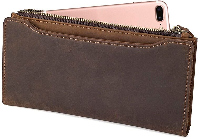 Гаманець Vintage шкіряний Коричневий