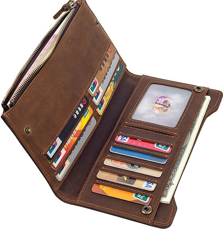 Гаманець Vintage шкіряний Коричневий