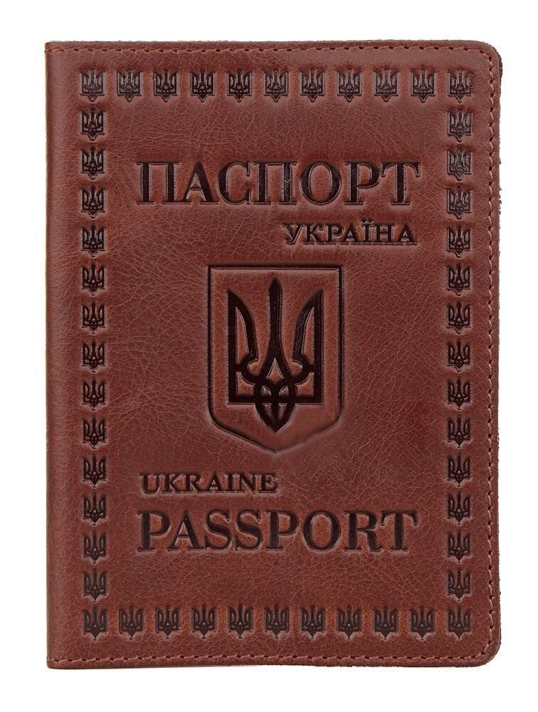 Надежная кожаная обложка на паспорт SHVIGEL