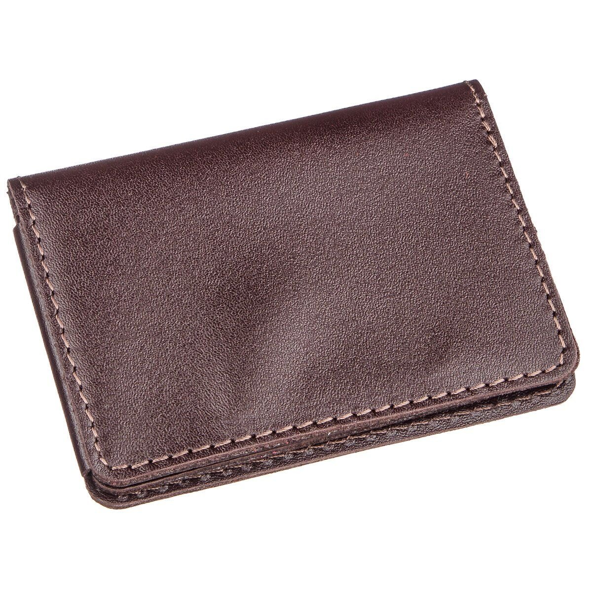 Обложка для авто документов слота кожаная Shvigel Коричневая