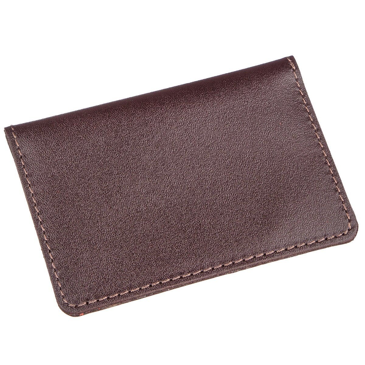 Обкладинка для прав яскрава шкіряна Shvigel Коричнева