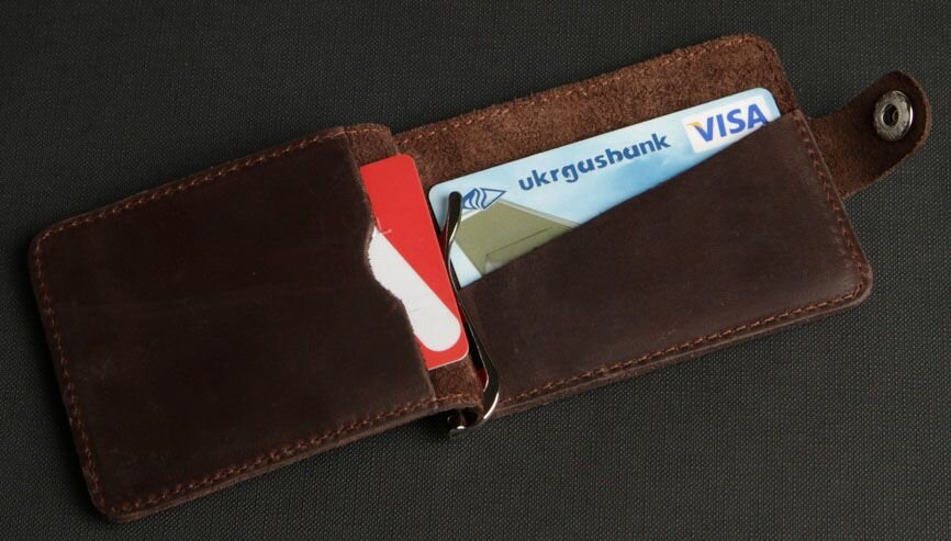 Затискач для купюр SHVIGEL Коричневий