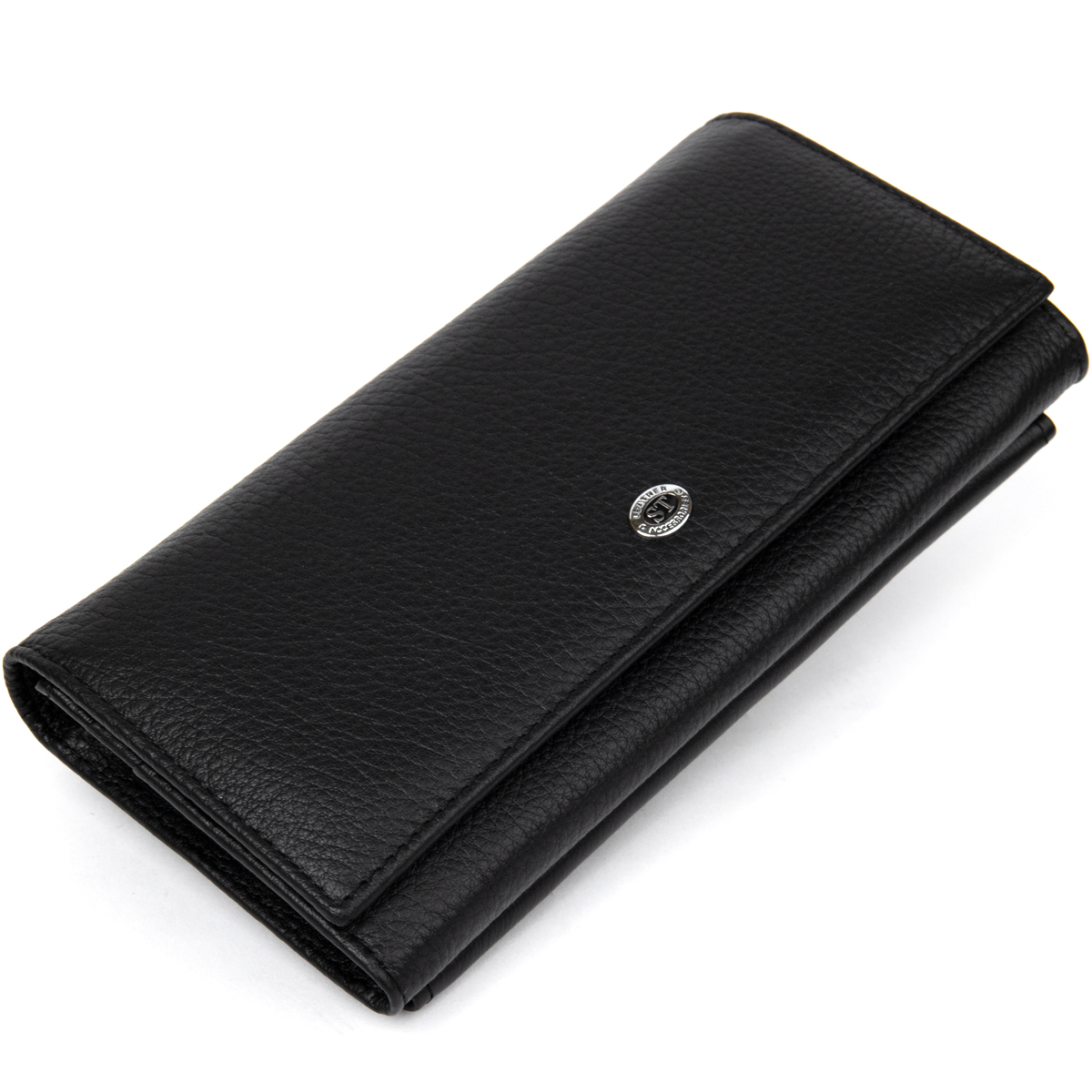 Добротний жіночий гаманець ST Leather Чорний