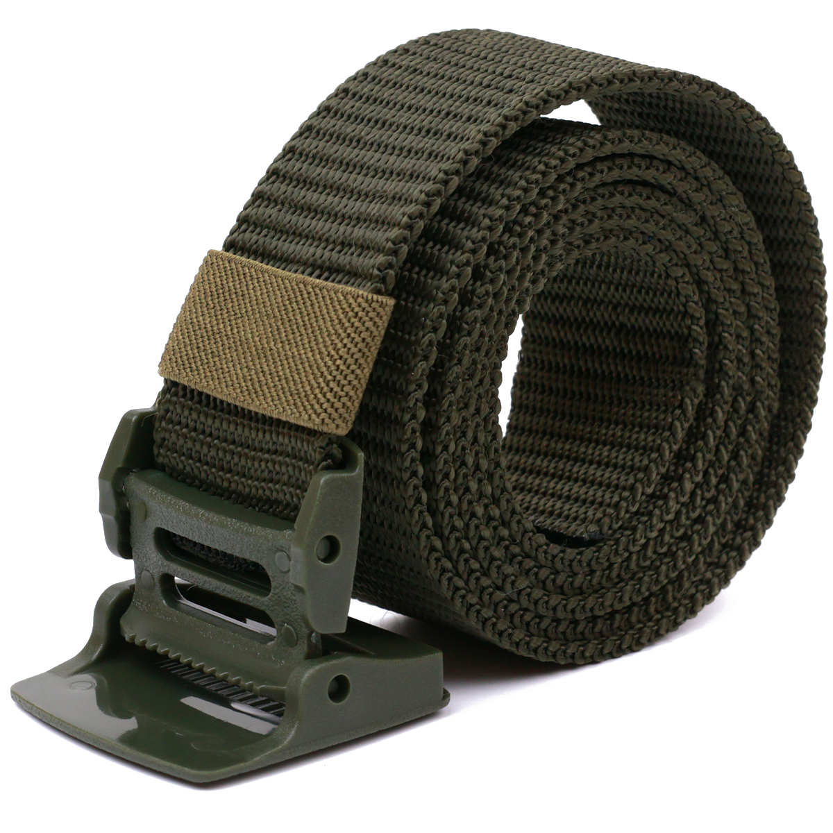 Зручний текстильний чоловічий ремень Vintage Зелений