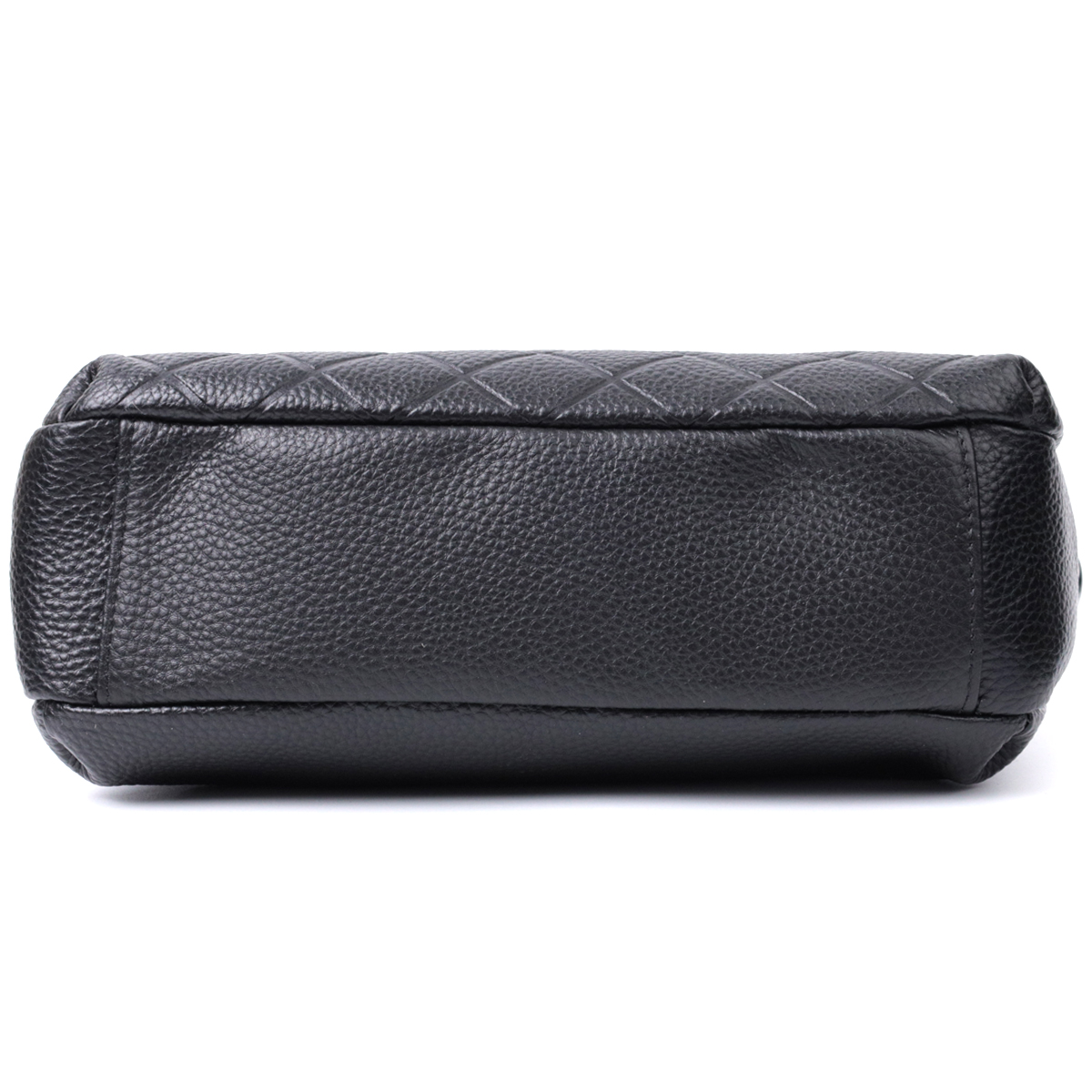 Елегантна сумка для жінок на три відділення з натуральної шкіри Vintage Чорний